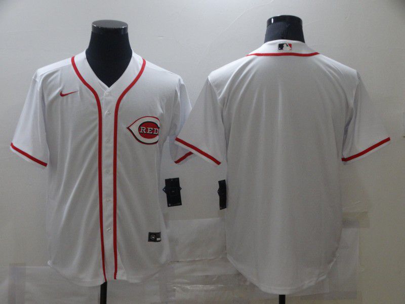 Men Cincinnati Reds Blank White Game 2021 Nike MLB Jersey->cincinnati reds->MLB Jersey